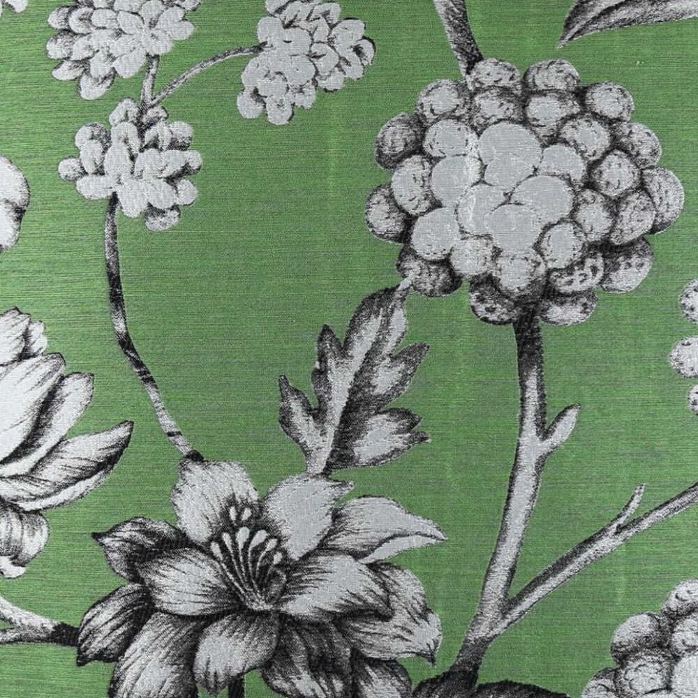 $2,050! NWT Ann Gish Enchanted Leaf Silver Charcoal Linen KING Duvet Cover ONLY